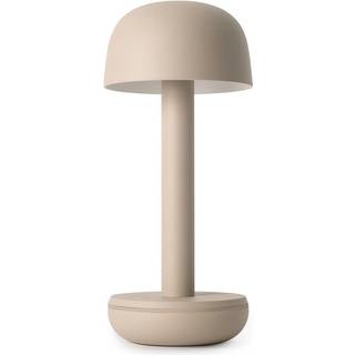 Two Bordlampe, Beige