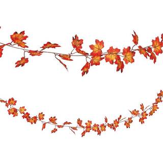 Herbstliche Ahornblatt Girlande 190 cm
