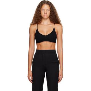 Jacquemus Le Bandeau Pralu ribbed-knit crop top - black - XL