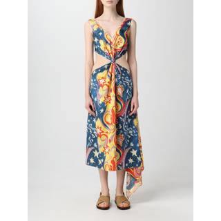 Marni Printed midi dress - multicoloured - S