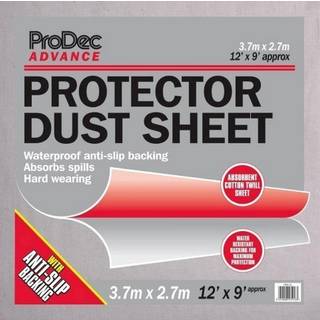 Prodec Carpet protector Poly Backed 12'x9' Dust Sheet NQ3105H