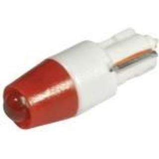 CML LED-signallampe W2 x 4,6d Rød 24 V/DC, 24 V/AC 230