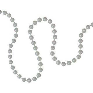 Northlight 15 'x 0,25 """" White Pearl Beaded Artificial Christmas Garland