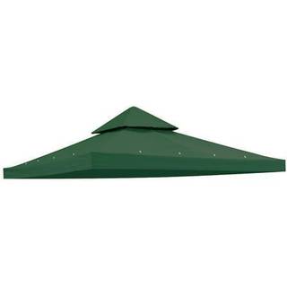 Yescom 8'X8 'UV30+ Gazebo Canopy Replacement Top Cover Dark Green til dobbelt niveau udend?rs g?rdhave Telt Y0018T04