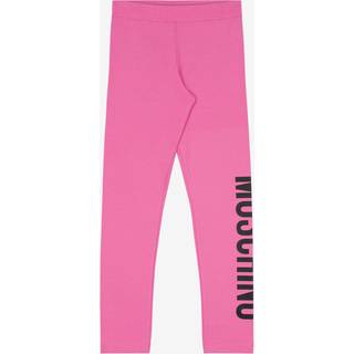 Moschino Kids Logo cotton-blend jersey leggings - red - Y 12