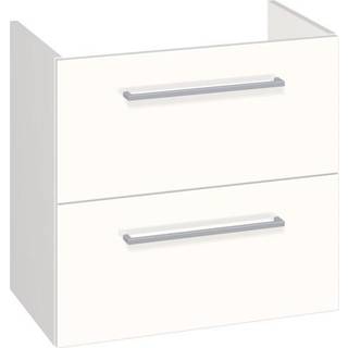 Dansani Mido underskab 62 cm med skuffer - Hvid blank/hvid højglans