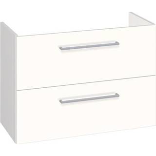 Dansani Mido underskab 82 cm med skuffer - Hvid blank/hvid højglans