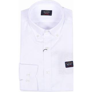 Paul And Shark Cotton Long Sleeved Shirt White