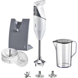 Swissline Stavblender 200 watt fra Bamix - Hvid farve - Rustfrit stål 18/0/Nylon PA6