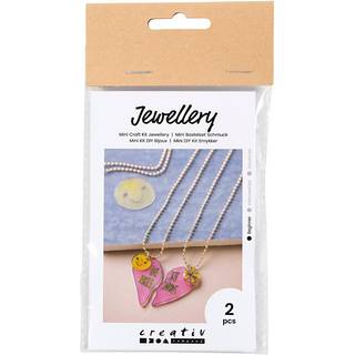 Creativ Company - Mini Hobbyset Jewelry Friendship Necklaces made of Shrink Film