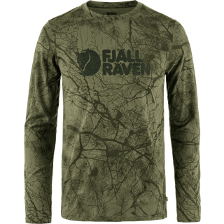 Fjällräven Värmland Wool LS Men, green camo-S