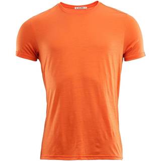 Aclima Men's LightWool T-shirt Round Neck Orange Tiger, L