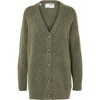 Maline Lang Cardigan, Dusky Green, M