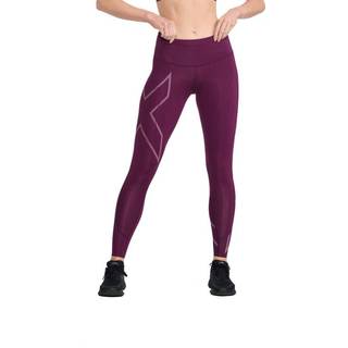 2XU Women's Light Speed Mid-Rise Compression Tights Beet/Beet Reflective, XS