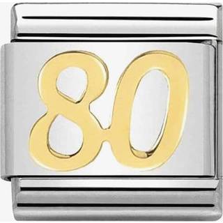Nomination Number 80 Charm - Gold