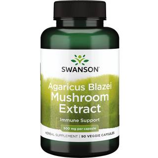 Agaricus Blazei Svampeekstrakt, 500 mg - 90 vegetabilske kapsler