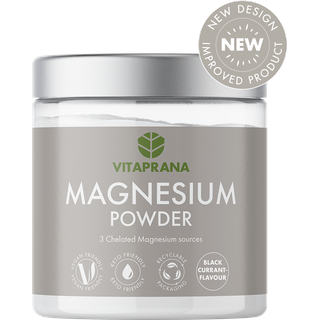 Vitaprana Magnesium Powder, 210 g (Black Currant)