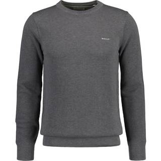 GANT Herre Crewneck sweater af bomuldspiqué (XXXL)