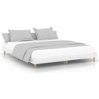 Sengeramme Uden Madras Konstrueret Træ - Sort / 120 x 200 cm