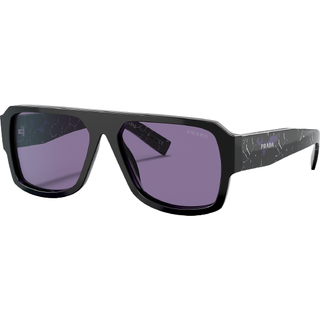 Prada PR 22YS 1AB05Q 56 Solbriller Mænd Black - Black - 56mm
