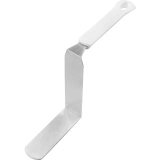 Vinklet paletkniv ekstra høj 23 cm, hvid