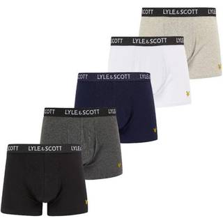 Lyle & Scott Lyle & Scott White Miller Underwear Trunks 5 Pack