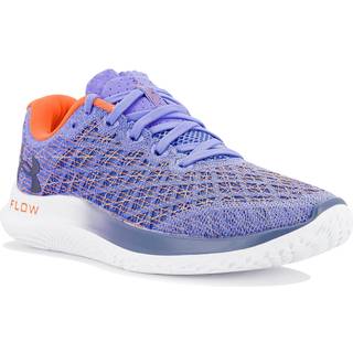 Under Armour FLOW Velociti Wind 2 Neutral Running Shoe Women - Violet, Orange, Size 8 - violet