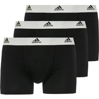 adidas adidas Black/White Active Flex Cotton 3 Pack Boxers 5inch