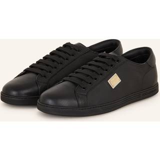 Dolce&Gabbana Saint Tropez low-top leather sneakers - black - EU 43