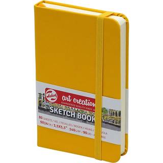 Hardcover Sketchbook - Gul 9 x 14 cm