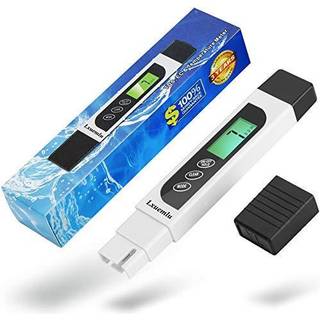 TDS Meter Digital Water Tester LXUEMLU Professionel 3-i-1 TDS-temperatur og EC-meter med b?rekasse 0-9999ppm Ideal PPM-meter til drikkevand Akvar