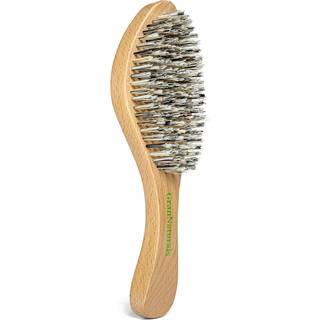 Grannaturals Extra Hard Wave Brush - Buet vildsvin og ekstra h?rd nylon b?rsteh?rb?rste til 360 b?lger