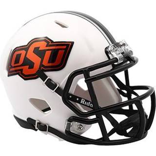 Riddell NCAA Oklahoma State Cowboys Helmet Mini Speedhelmet Replica Mini Speed ???tyle 2016 White Team Colours One St?rrelse