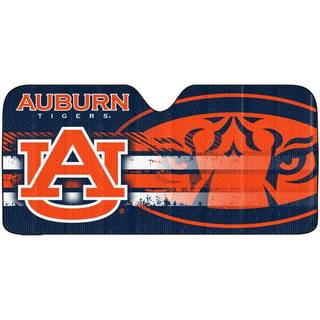 Fanmats 60003 NCAA Auburn Tigers Windshield Sun Auto Shade Sun Shield Sun Visor | Harmonika tri-fold til opbevaring | 59 """" X 29.5 """" Farverigt t