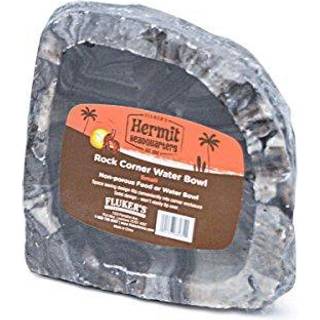 Fluker's Corner Rock Bowl Food & Water Dish til Hermit Crabs Small 4 """"