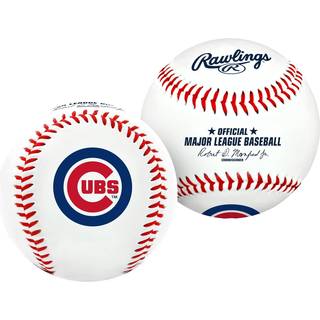 Rawlings MLB Chicago Cubs Team Logo Baseball White 1
