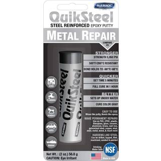 Blue Magic 16002Tri Quiksteel Steel Forst?rket Epoxy Putty Repair Blister Pack - 2 Oz Gray