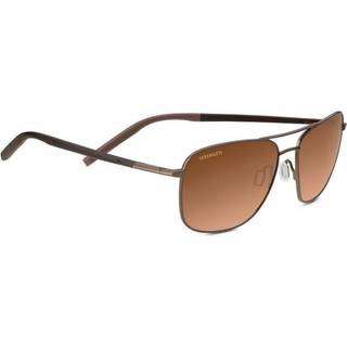 Serengeti Spello Polarized 8800 58 Solbriller Mænd Brun - Brown - 58mm
