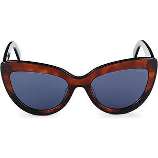 Pucci Emilio Pucci EP0196 56V 56 Solbriller Kvinder Tortoiseshell - Black Tortoise Two-Tone - 56mm
