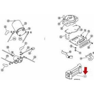 ADVARSEL 28929 Winch Roller Fairlead for ATV og Side X Side Winches