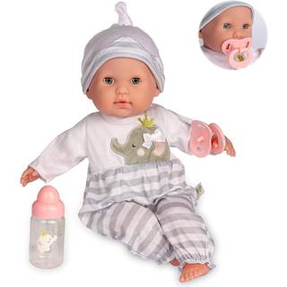 JC Toys Berenguer Boutique 15 """" Soft Body Baby Doll - Open/Close Eyes - Perfekt til børn 2 designet af Berenguer Purple 30036
