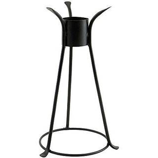 ACHLA Designs GBS-14 Trestle II Stirrende Globe Ball Stand 13 1/2-in H Black