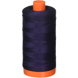 Aurifil mako bomuldstråd solid 50wt 1422yds meget mørk marineblå