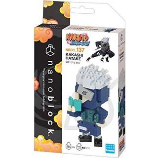Nanoblock - Naruto Shippuden - Kakashi Hatake karakteropsamlingsserie Building Kit 180 Count (Pack of 1)