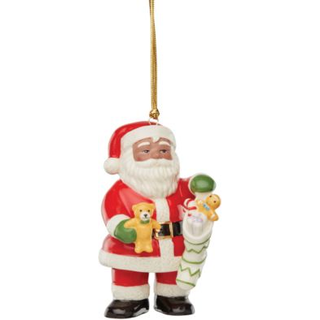 Lenox 894884 African American Santa & Stocking Ornament
