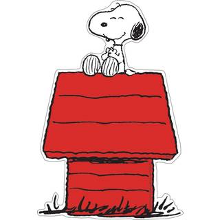 Eureka Peanuts 5-tommer papirudsk?ringer snoopy p? hundehuspakke p? 36 (841227)