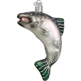 Old World Christmas Glass Blown Ornament King Salmon (12488)