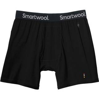 Smartwool Merino Boxer Briefs - Herre, Str. S, Komfortabelt Løbeundertøj i Sort