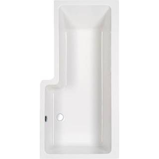 Strømberg Quantum Showerbath Badekar, 170x85 cm - Højrevendt