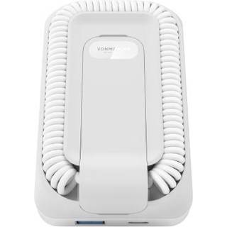 Vonmählen Allroundo Pro Magnetisk Powerbank 10.000mAh m. USB-C 60cm Kabel, Micro-USB & USB-A Adapter - MagSafe Kompatibel - Hvid